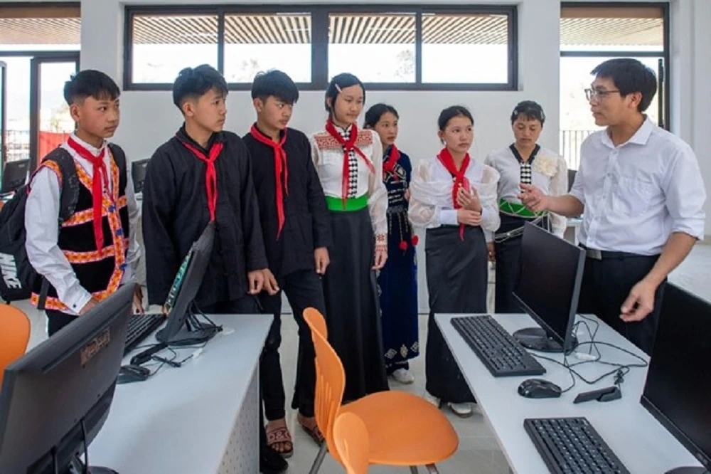 Cận cảnh phòng học “5 sao” tại trường liên cấp chuẩn quốc tế đầu tiên vùng biên giới Điện Biên