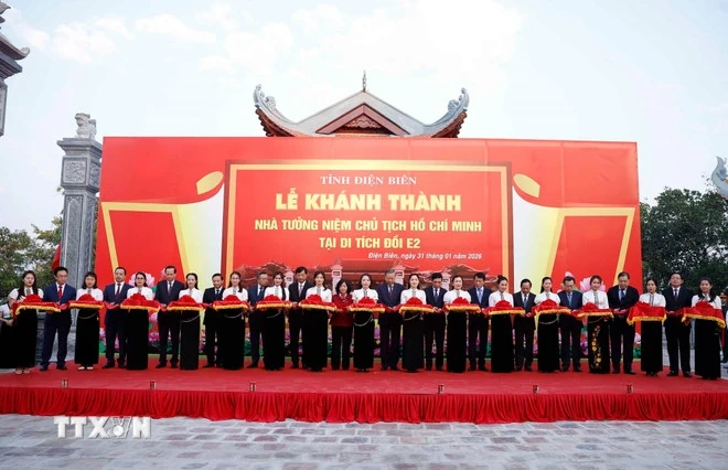 Lễ khánh thành Nhà tưởng niệm Chủ tịch Hồ Chí Minh tại Di tích Đồi E2
