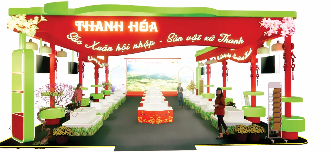 Gần 100 sản phẩm tiêu biểu tỉnh Thanh Hóa tham gia Hội chợ Mùa Xuân 2025