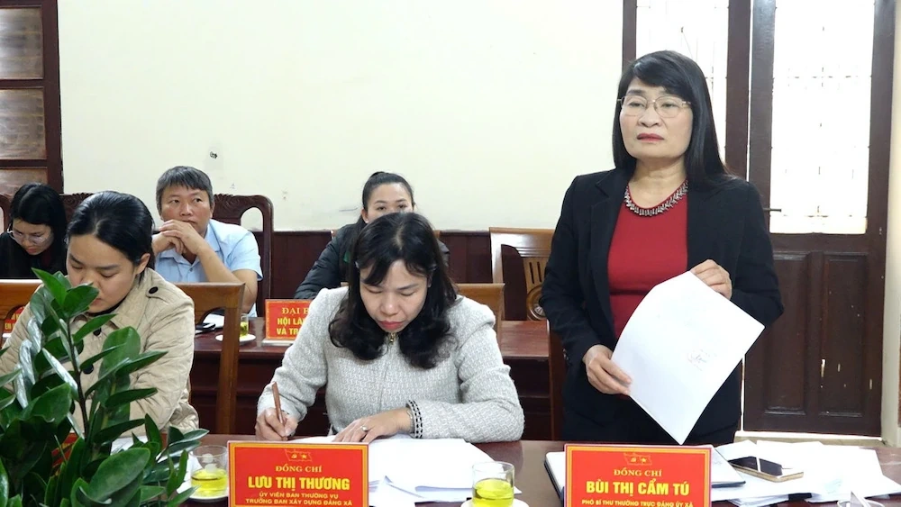 Hội nghị hiệp thương lần thứ hai lập danh sách sơ bộ người ứng cử đại biểu HĐND xã nhiệm kỳ 2026–2031