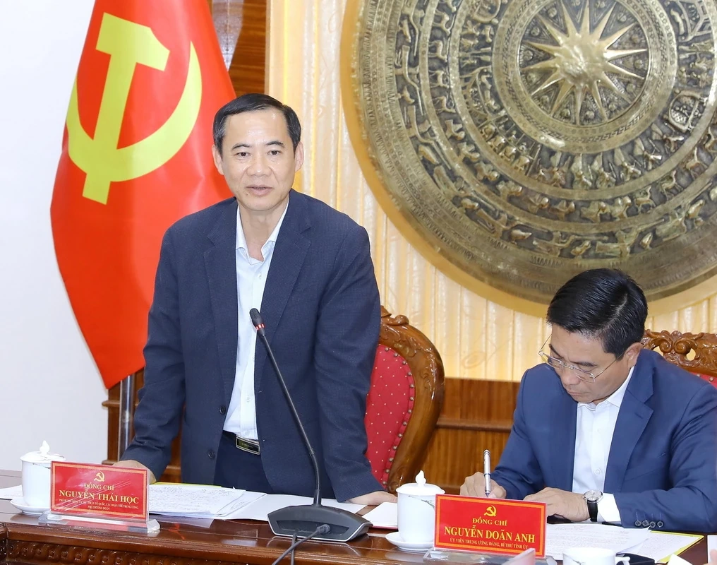 Công bố quyết định kiểm tra, giám sát của Bộ Chính trị, Ban Bí thư đối với Ban Thường vụ Tỉnh ủy Thanh Hóa