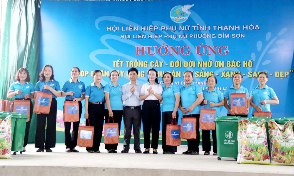 Hội LHPN tỉnh Thanh Hóa phát động hưởng ứng Tết trồng cây