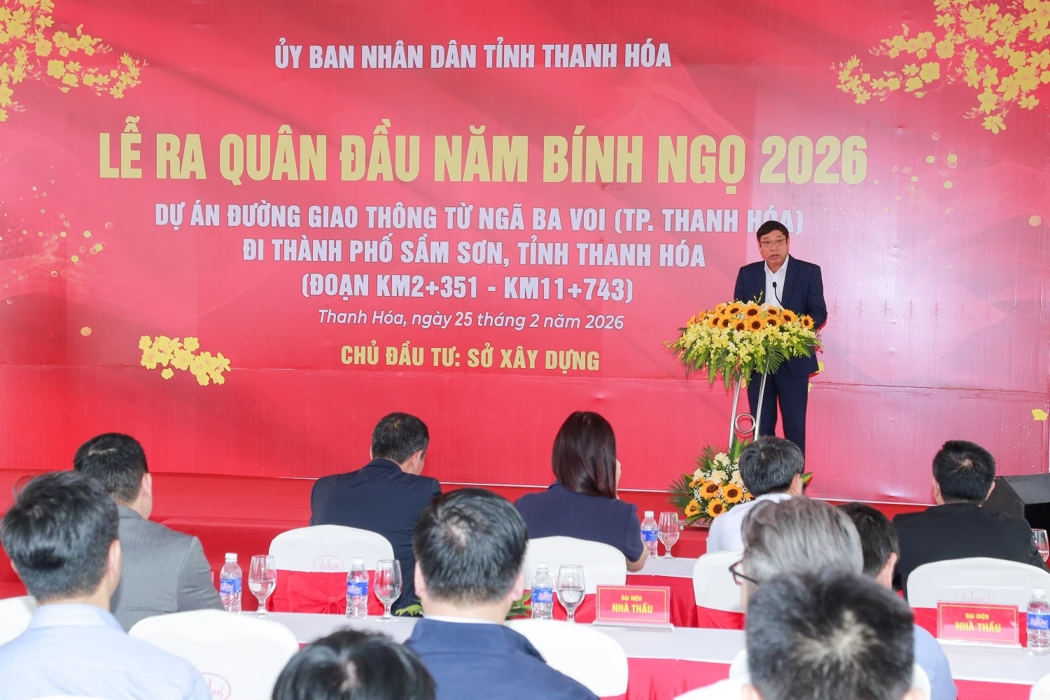 Ra quân thực hiện dự án đường giao thông trọng điểm