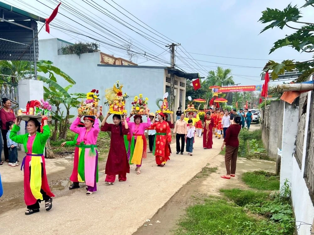 Khai lễ đầu xuân Di tích lịch sử - văn hóa Tiến sỹ Đào Xuân Lan