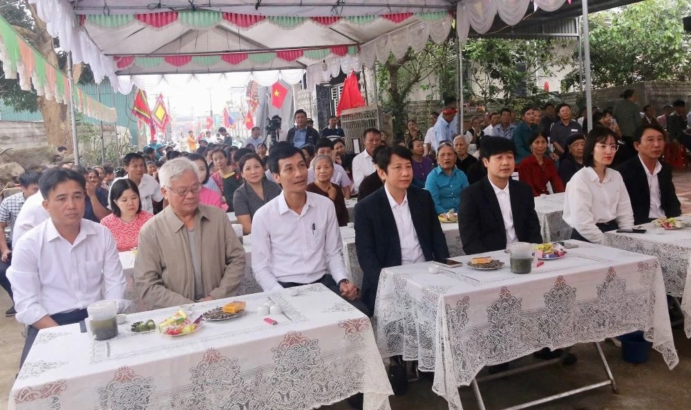 Khai lễ đầu xuân Di tích lịch sử - văn hóa Tiến sỹ Đào Xuân Lan