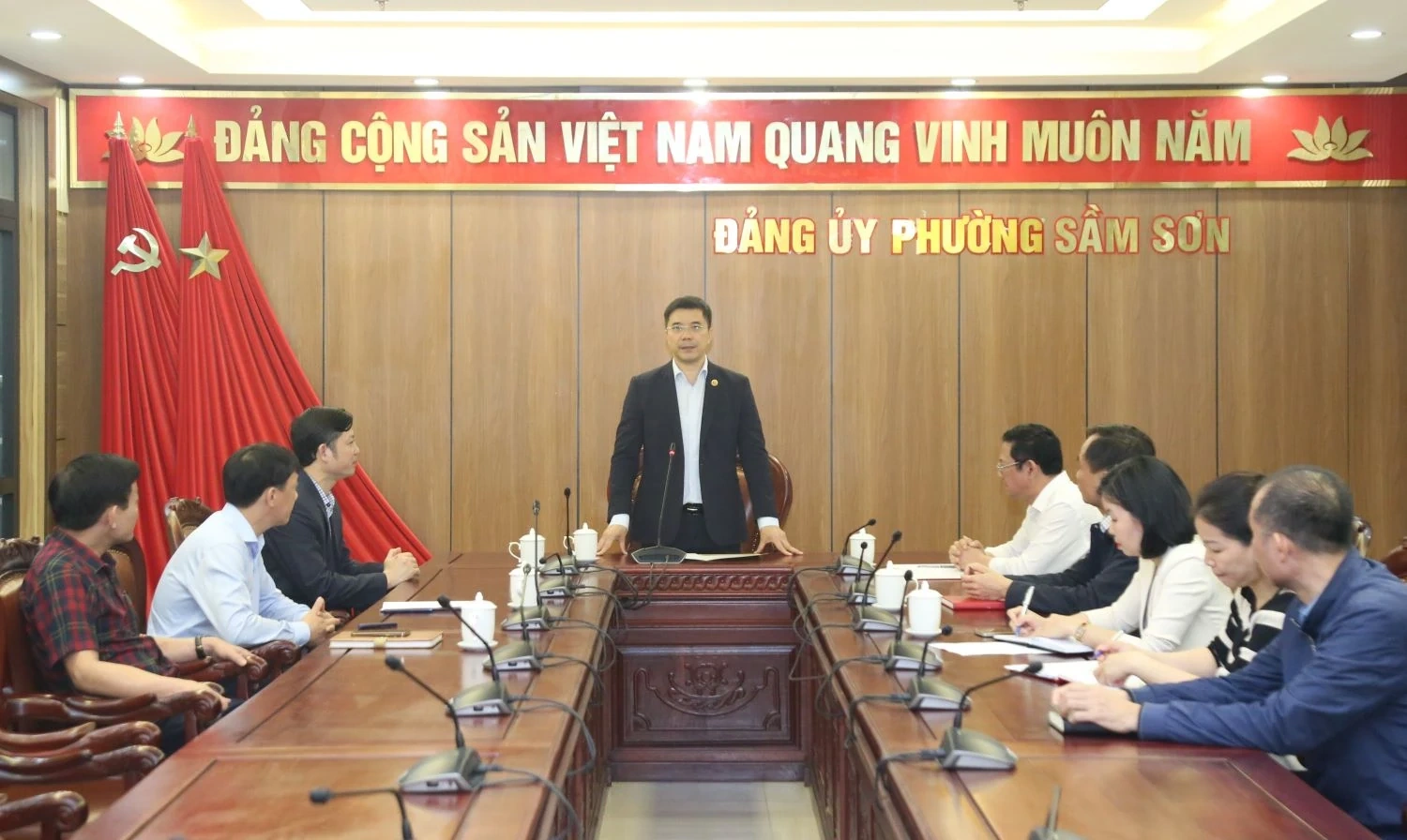 Tập trung chấn chỉnh tình trạng lộn xộn tại các bãi trông giữ xe miễn phí trên địa bàn phường Sầm Sơn