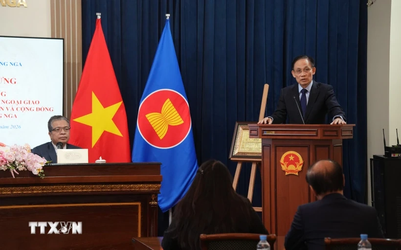 Đặc phái viên của Tổng Bí thư thông báo kết quả Đại hội XIV đến người Việt tại Nga