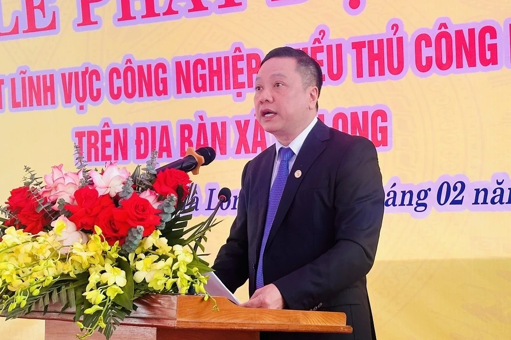 Xã Hà Long ra quân sản xuất công nghiệp - tiểu thủ công nghiệp