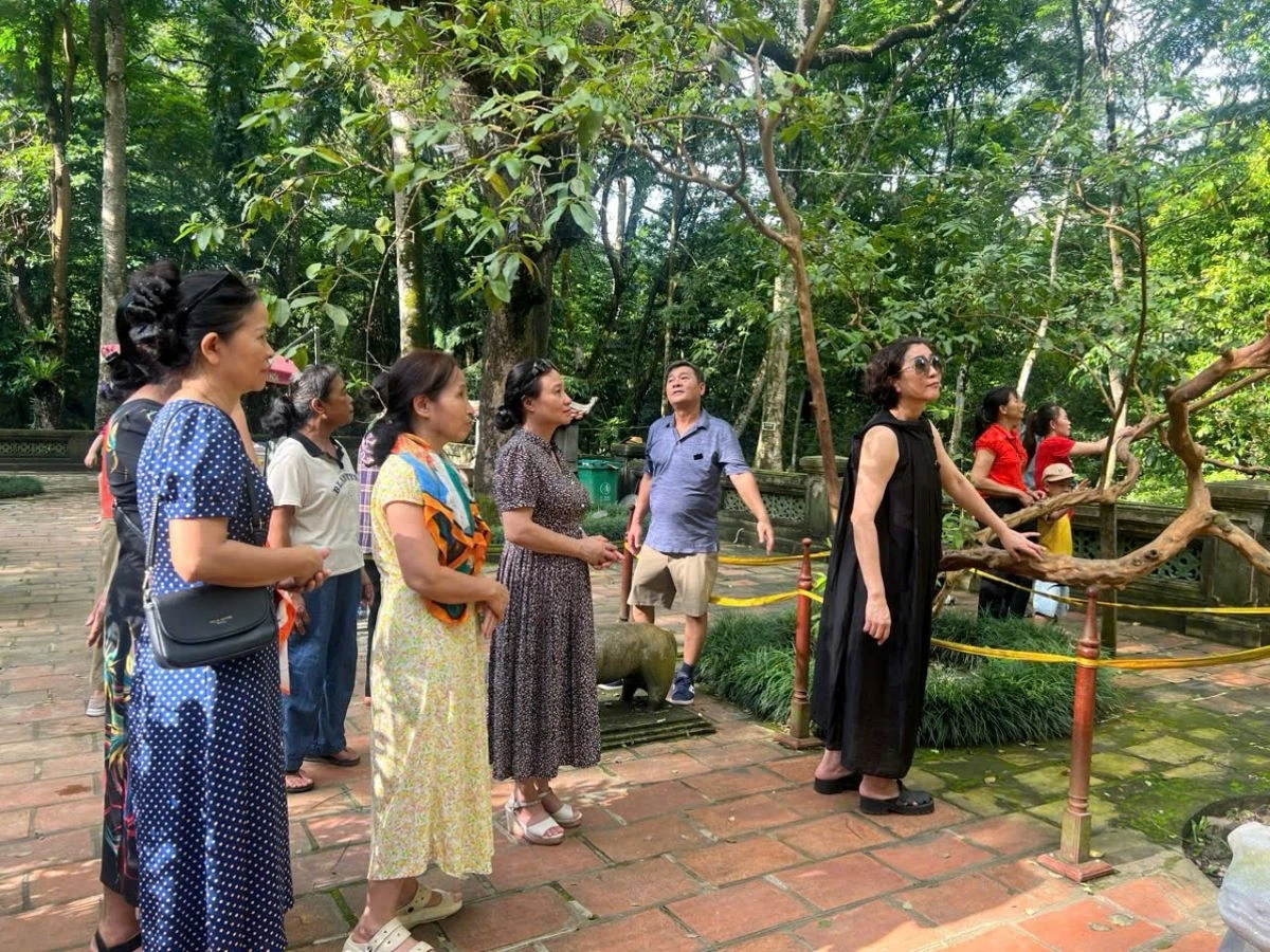 Đông đảo du khách tham quan Khu di tích Quốc gia đặc biệt Lam Kinh những ngày đầu xuân