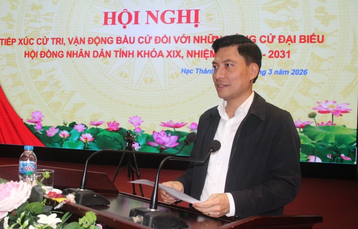 Ứng cử viên đại biểu HĐND tỉnh tiếp xúc cử tri đơn vị bầu cử số 27