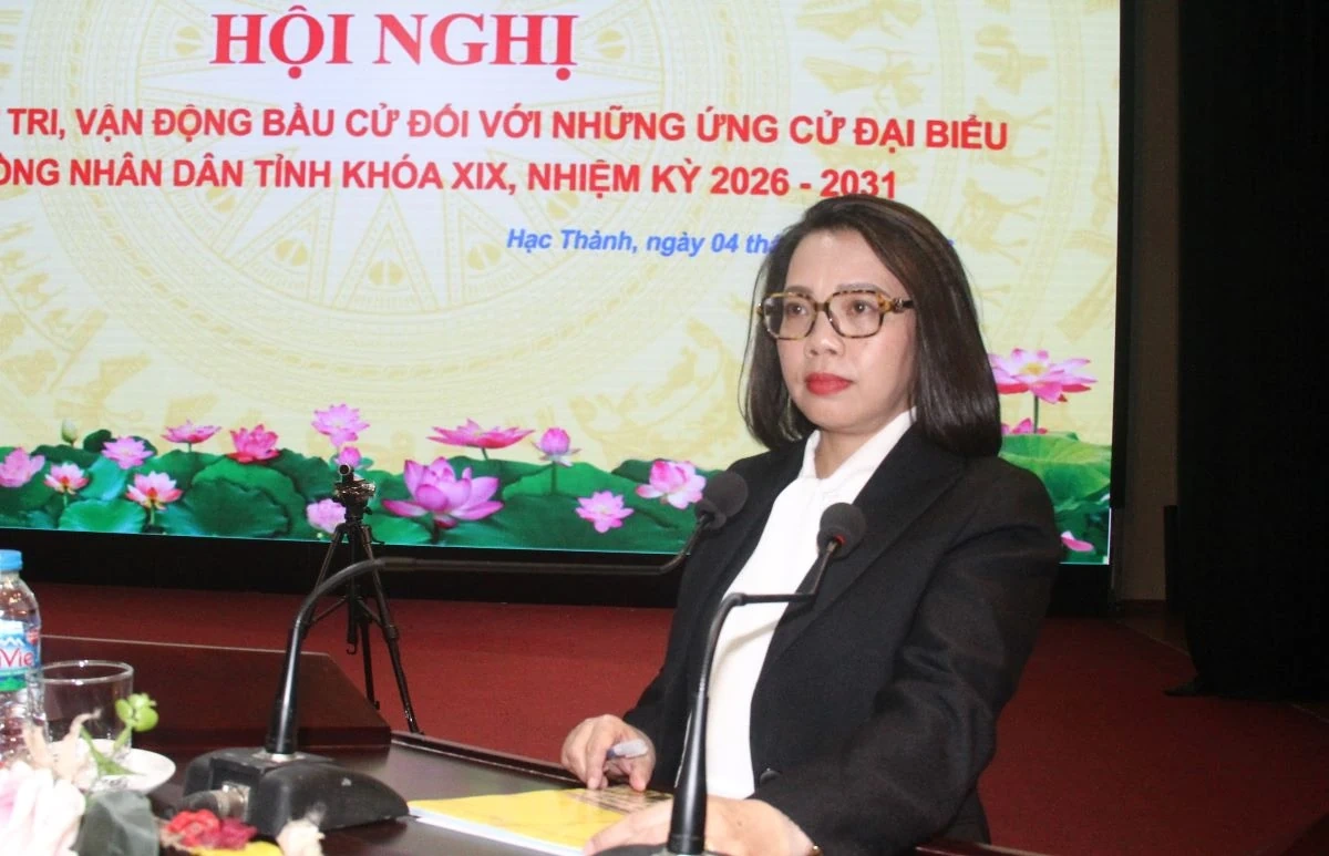 Ứng cử viên đại biểu HĐND tỉnh tiếp xúc cử tri đơn vị bầu cử số 27