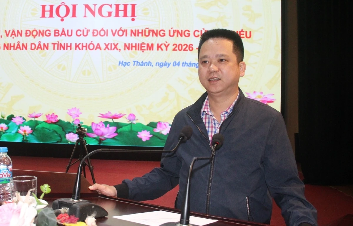 Ứng cử viên đại biểu HĐND tỉnh tiếp xúc cử tri đơn vị bầu cử số 27