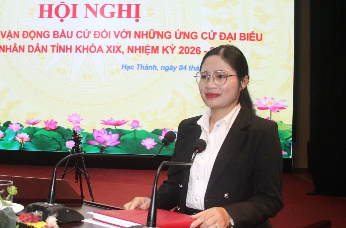 Ứng cử viên đại biểu HĐND tỉnh tiếp xúc cử tri đơn vị bầu cử số 27