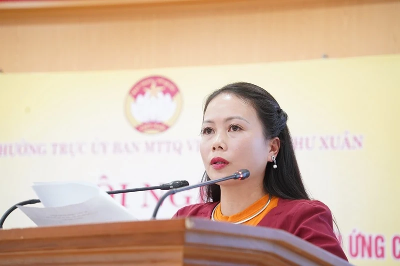 Ứng cử viên HĐND tỉnh tiếp xúc cử tri đơn vị bầu cử số 7