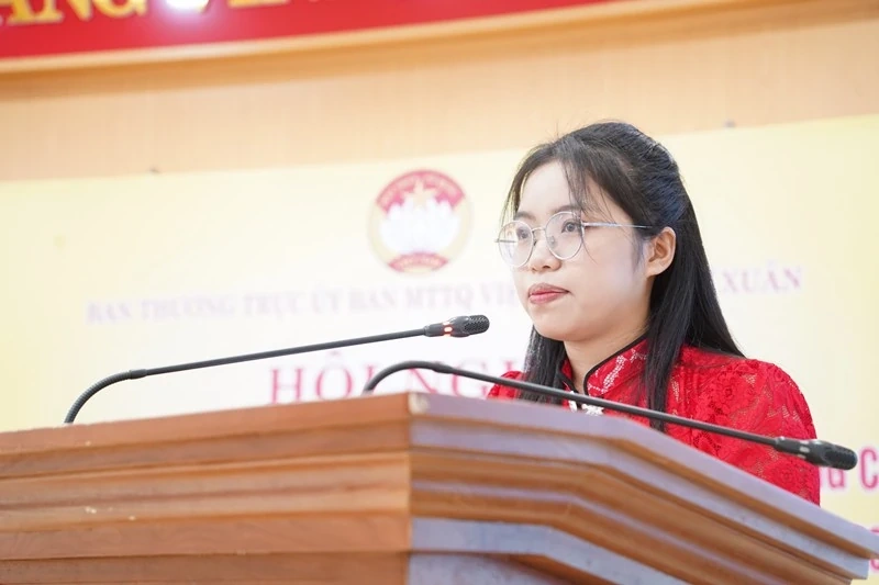 Ứng cử viên HĐND tỉnh tiếp xúc cử tri đơn vị bầu cử số 7