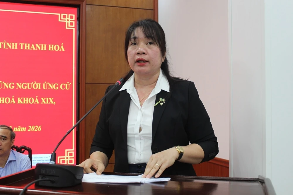 Ứng cử viên đại biểu HĐND tỉnh tiếp xúc cử tri đơn vị bầu cử số 11