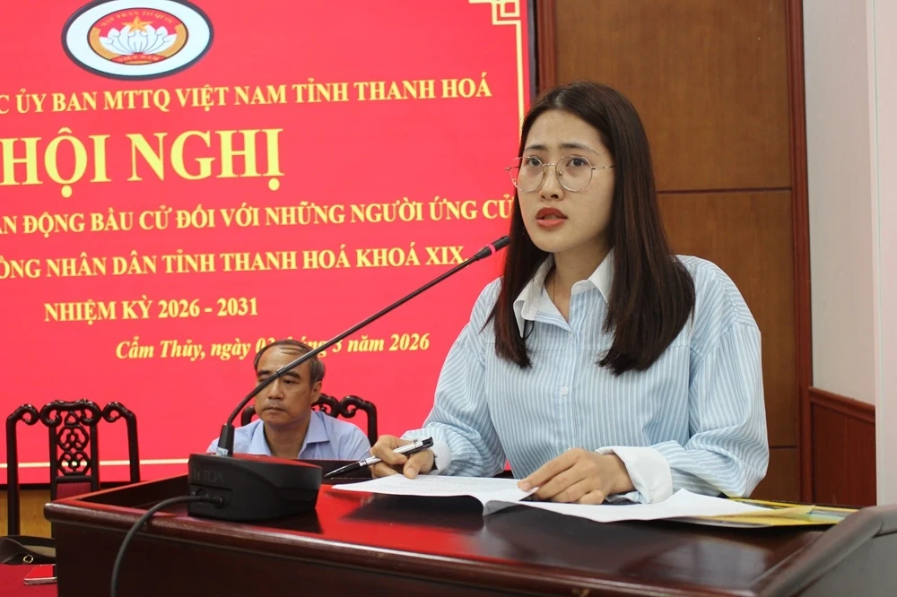 Ứng cử viên đại biểu HĐND tỉnh tiếp xúc cử tri đơn vị bầu cử số 11