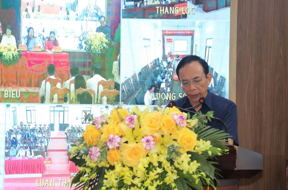 Hội nghị tiếp xúc cử tri, vận động bầu cử HĐND tỉnh khóa XIX tại đơn vị bầu cử số 9