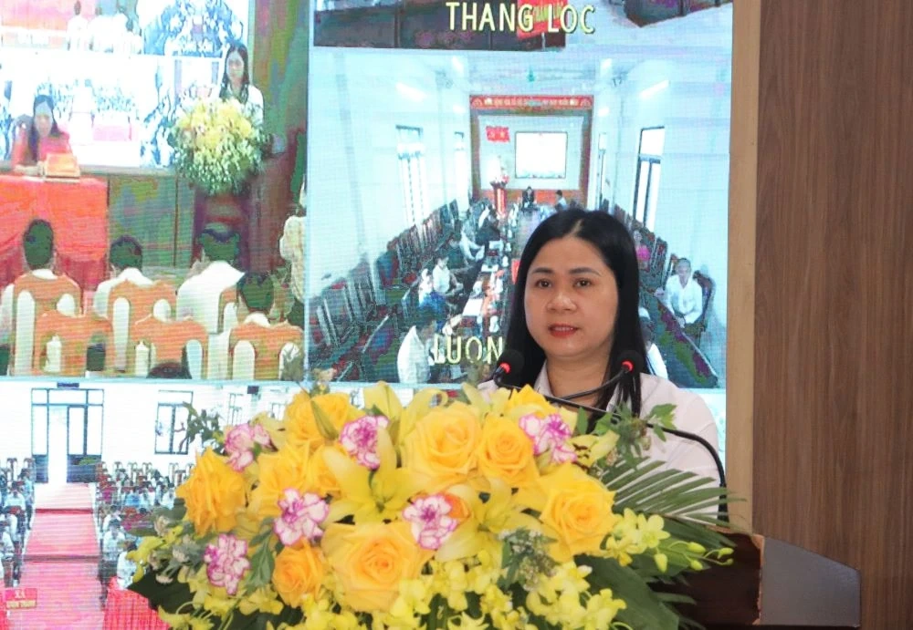 Hội nghị tiếp xúc cử tri, vận động bầu cử HĐND tỉnh khóa XIX tại đơn vị bầu cử số 9