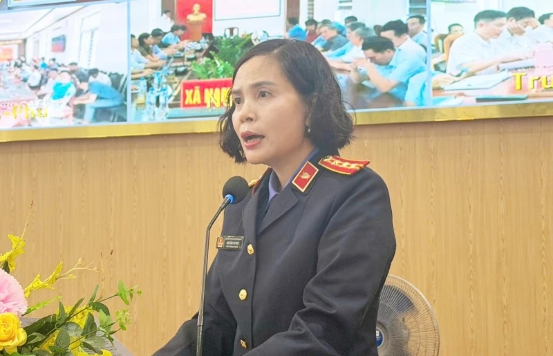 Các ứng cử viên đại biểu HĐND tỉnh tiếp xúc cử tri tại đơn vị bầu cử số 3