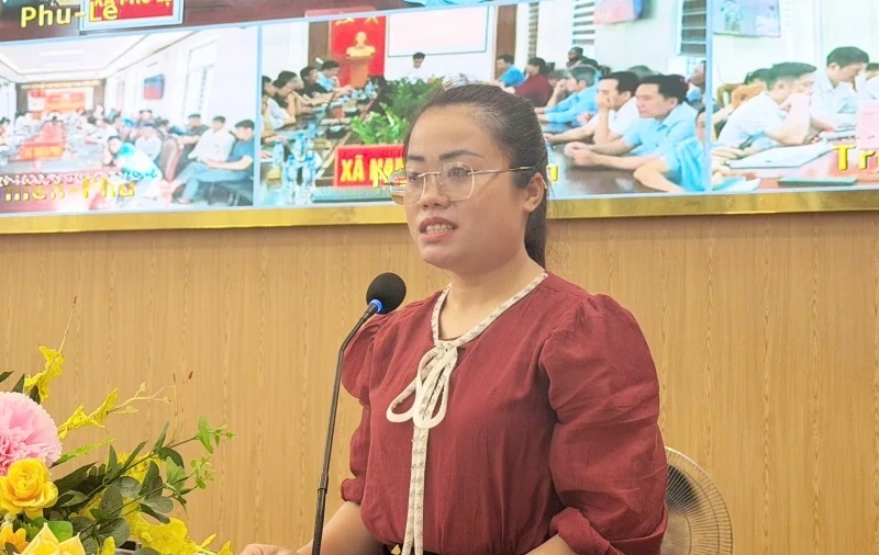 Các ứng cử viên đại biểu HĐND tỉnh tiếp xúc cử tri tại đơn vị bầu cử số 3