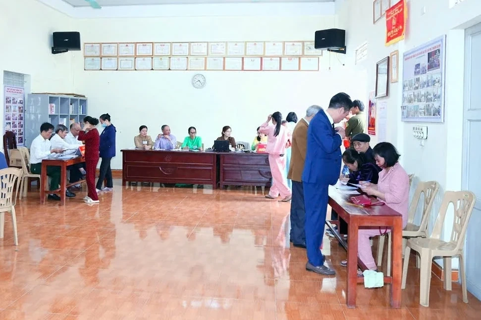 Tỷ lệ cử tri tỉnh Thanh Hóa tham gia bỏ phiếu đạt cao nhất từ trước tới nay