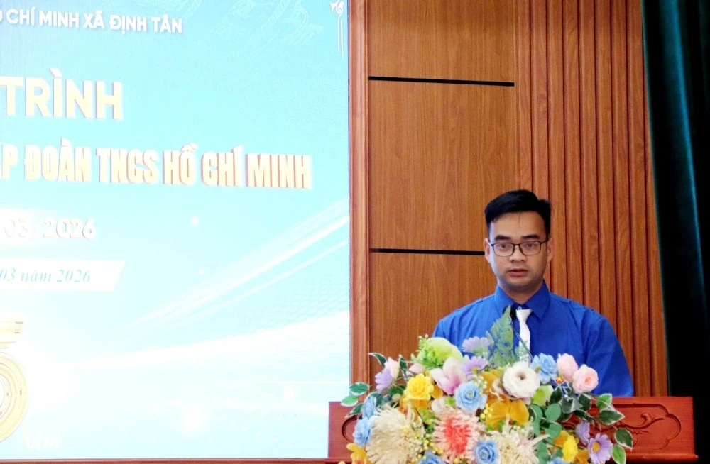 Đoàn TNCS Hồ Chí Minh xã Định Tân: Khơi dậy khát vọng cống hiến, xung kích đi đầu