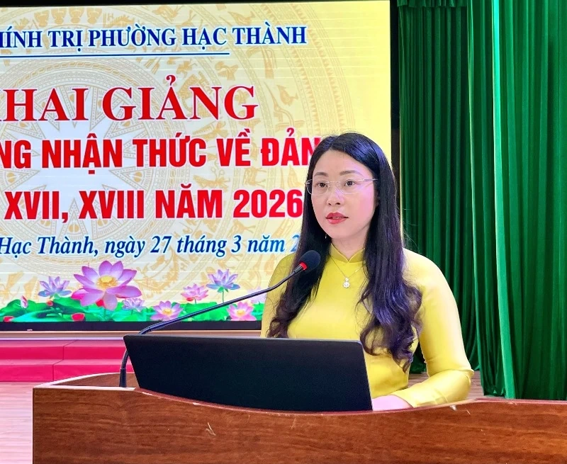 Bồi dưỡng nhận thức về Đảng cho 281 quần chúng ưu tú