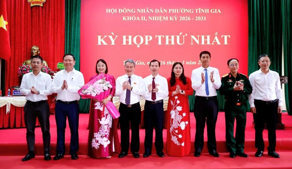 HĐND phường Tĩnh Gia tổ chức Kỳ họp thứ Nhất khóa II, nhiệm kỳ 2026-2031