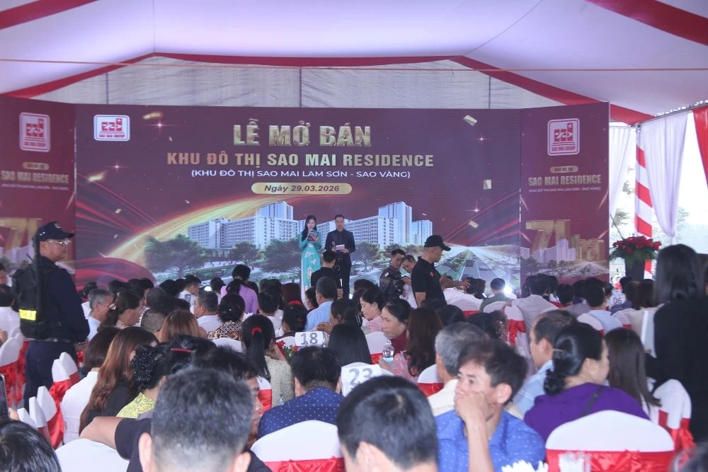 Tập đoàn Sao Mai chính thức mở bán dự án Sao Mai Residence