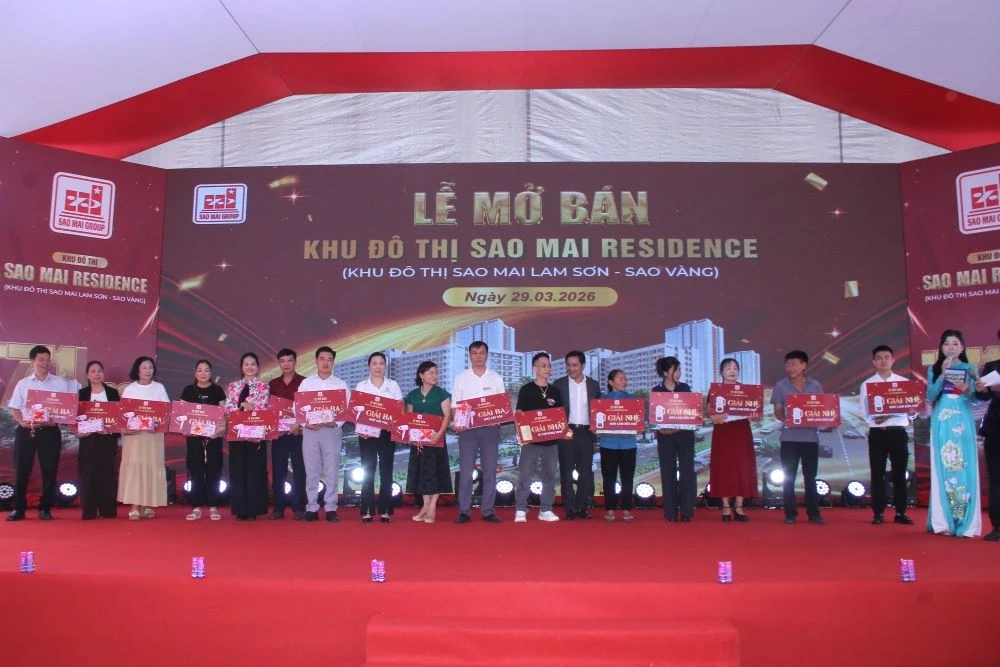 Tập đoàn Sao Mai chính thức mở bán dự án Sao Mai Residence