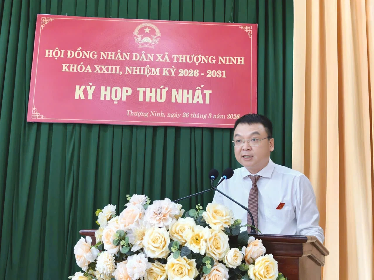 HĐND xã Thượng Ninh bầu các chức danh, khởi động nhiệm kỳ 2026-2031