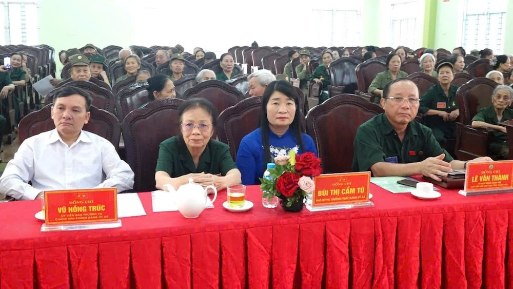 Đại hội đại biểu Hội Cựu Thanh niên xung phong xã Vĩnh Lộc lần thứ nhất, nhiệm kỳ 2026 - 2031