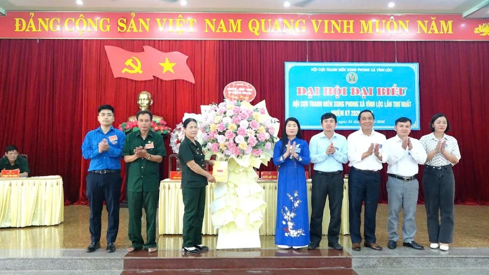 Đại hội đại biểu Hội Cựu Thanh niên xung phong xã Vĩnh Lộc lần thứ nhất, nhiệm kỳ 2026 - 2031