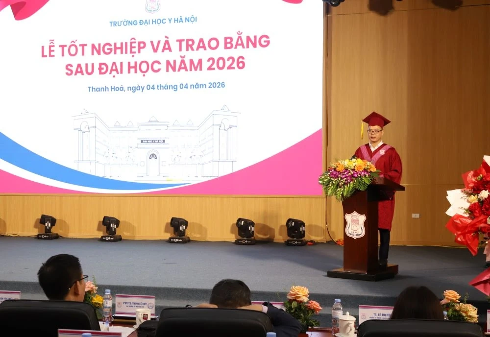 Trường Đại học Y Hà Nội tổ chức Lễ tốt nghiệp và trao bằng sau đại học năm 2026 tại phân hiệu Thanh Hóa