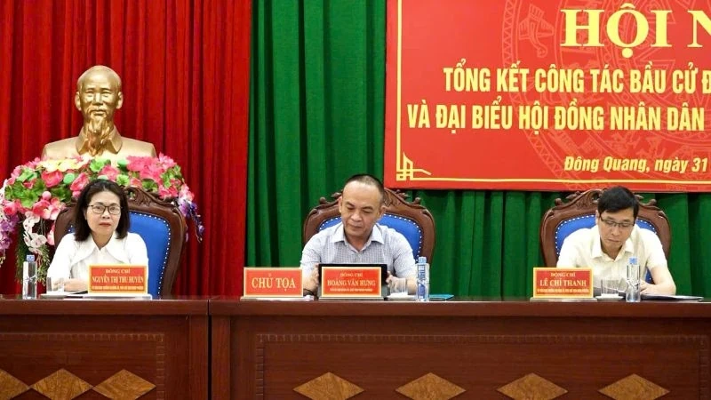 Phường Đông Quang tổng kết công tác bầu cử đại biểu Quốc hội khóa XVI và HĐND các cấp