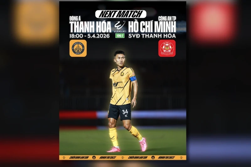 Vòng 17 V.League: Đông Á Thanh Hóa chờ “làn gió mới” từ dàn tân binh