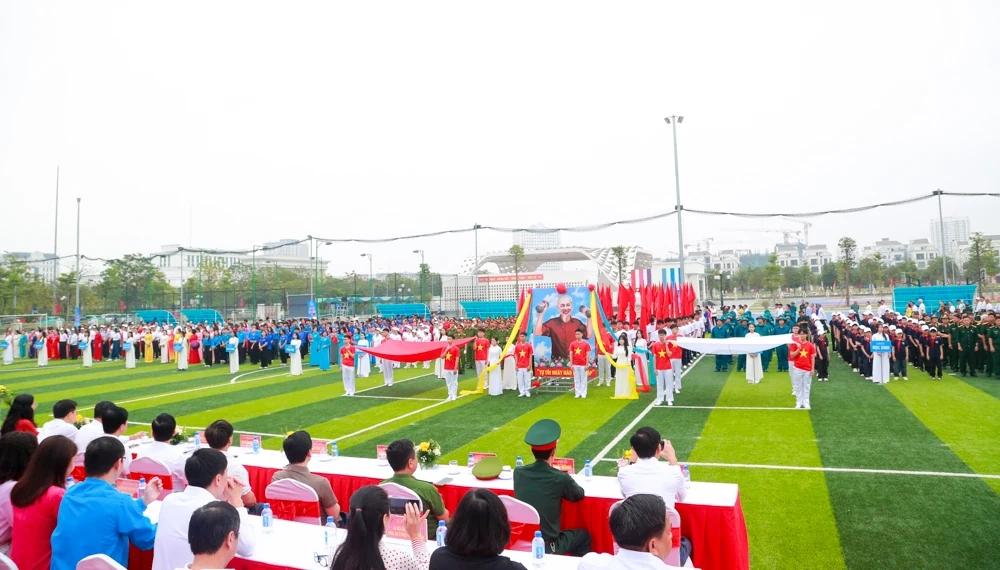 Khai mạc Đại hội Thể dục thể thao phường Hạc Thành