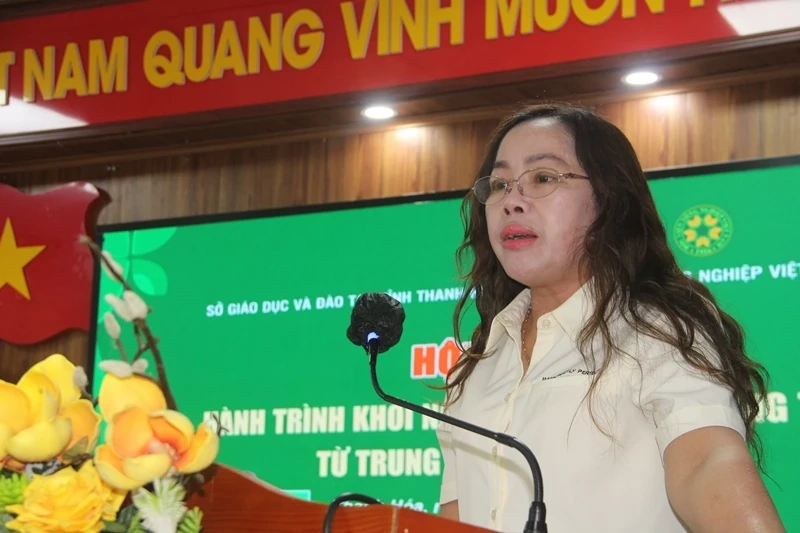 “Truyền lửa” khởi nghiệp cho học sinh tỉnh Thanh Hóa