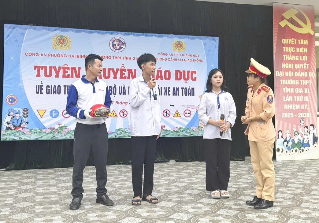 Hơn 26.000 học sinh được tuyên truyền Luật trật tự an toàn giao thông đường bộ