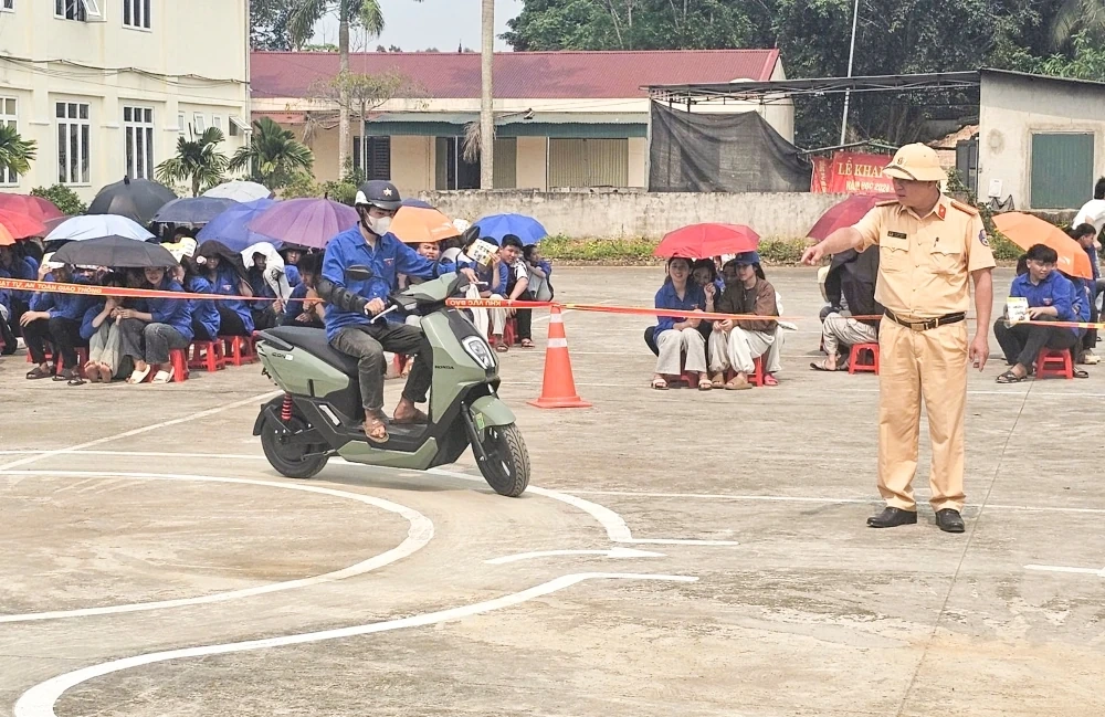 Hơn 26.000 học sinh được tuyên truyền Luật trật tự an toàn giao thông đường bộ
