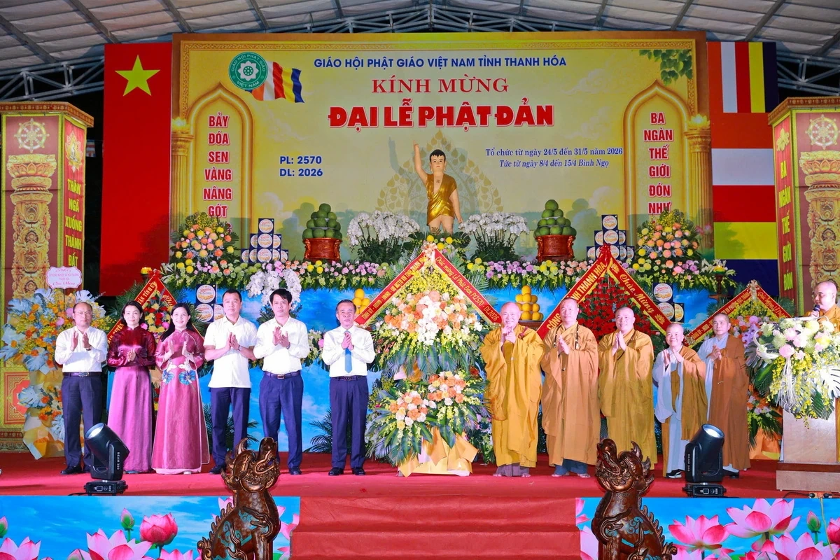 Bí thư Tỉnh ủy Lê Đức Thái dự Đại lễ Phật đản Phật lịch 2570 tại chùa Đại Bi