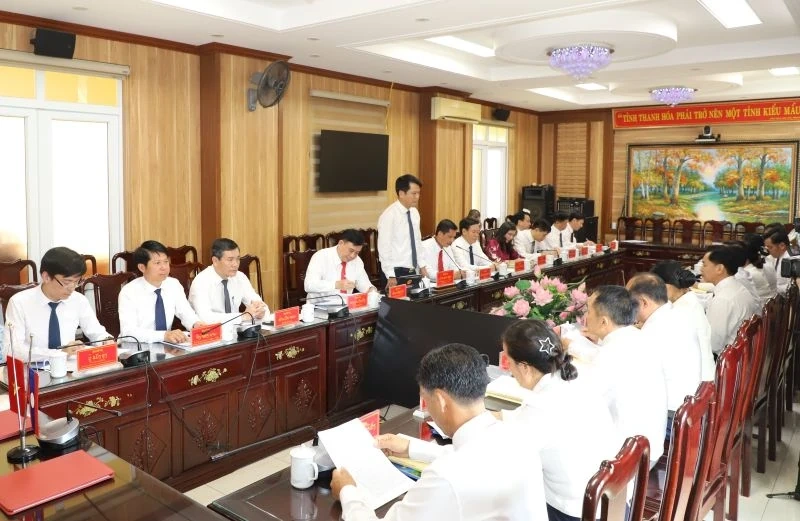 Tiếp tục củng cố, nâng tầm hợp tác lĩnh vực tuyên huấn, tuyên giáo, dân vận giữa hai tỉnh Thanh Hóa - Hủa Phăn