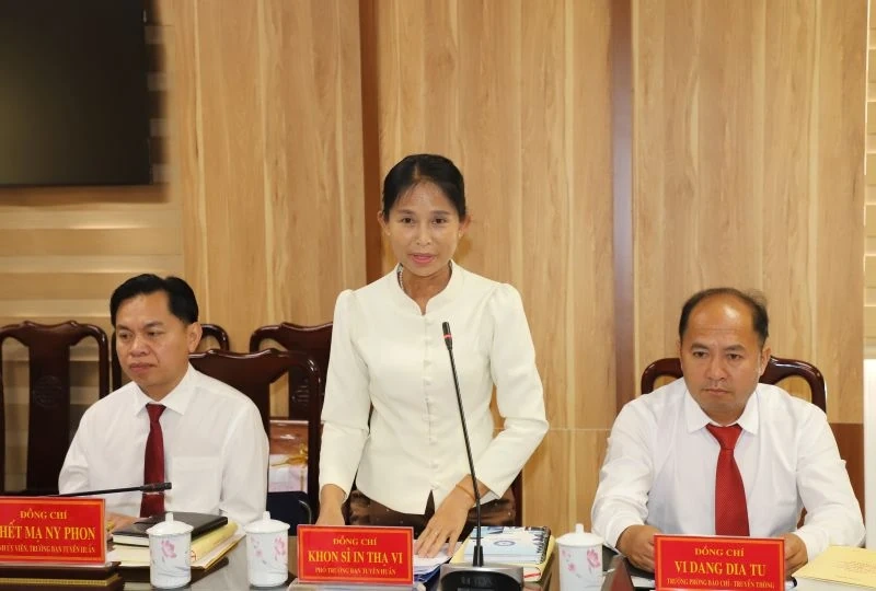 Tiếp tục củng cố, nâng tầm hợp tác lĩnh vực tuyên huấn, tuyên giáo, dân vận giữa hai tỉnh Thanh Hóa - Hủa Phăn