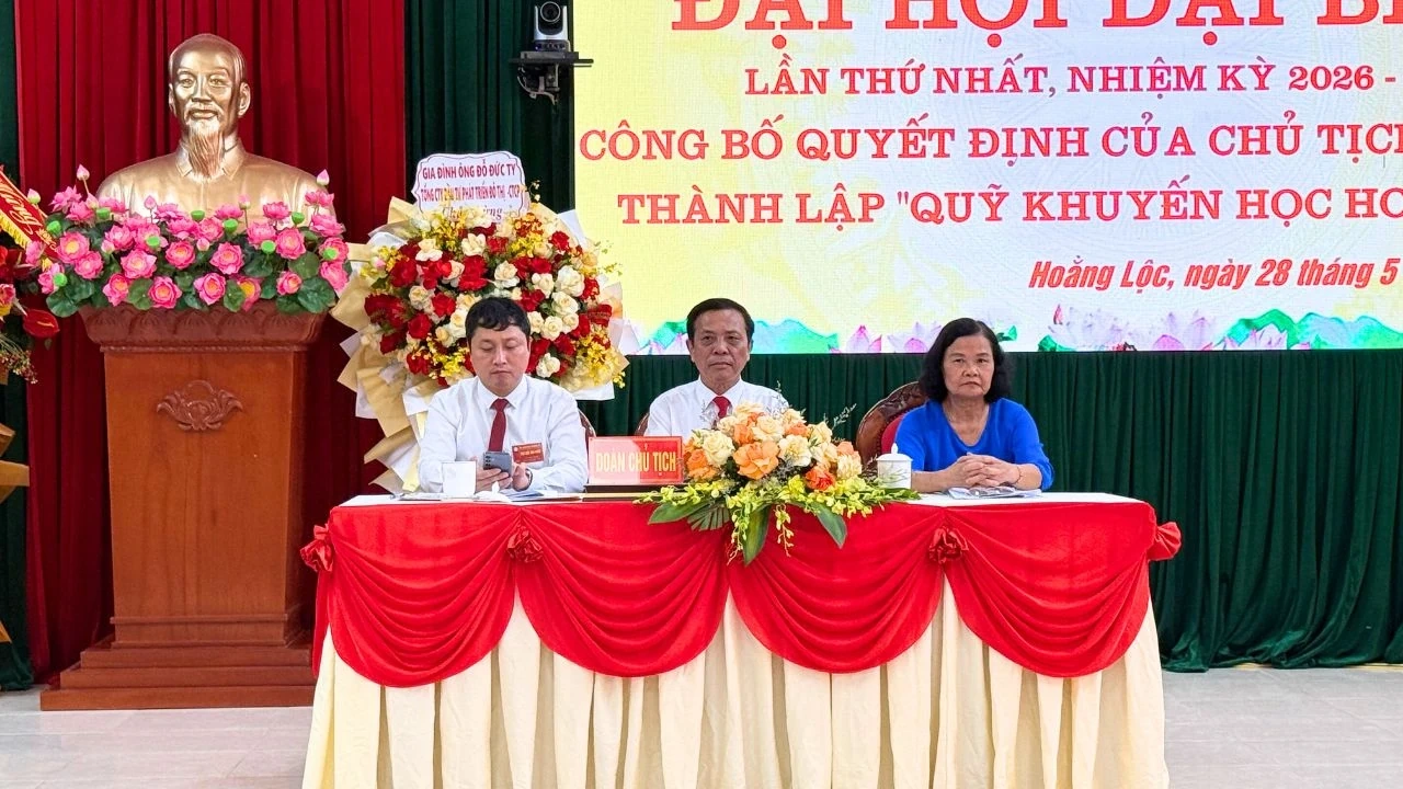 Đại hội Hội Khuyến học xã Hoằng Lộc lần thứ I, nhiệm kỳ 2026-2031