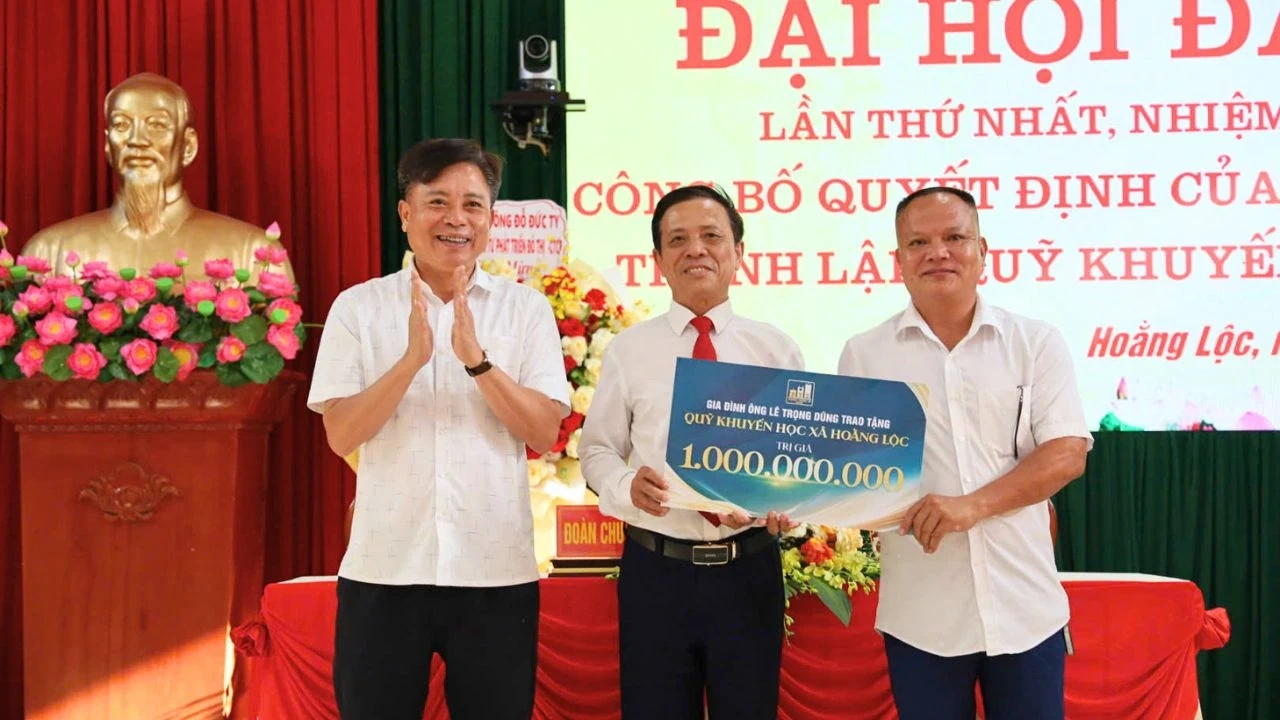 Đại hội Hội Khuyến học xã Hoằng Lộc lần thứ I, nhiệm kỳ 2026-2031