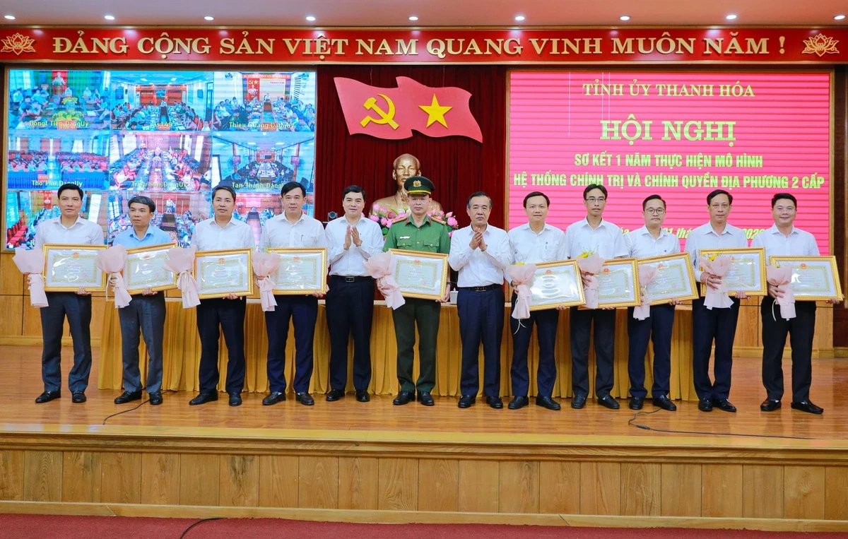 Thanh Hóa sơ kết 1 năm thực hiện mô hình hệ thống chính trị và chính quyền địa phương 2 cấp