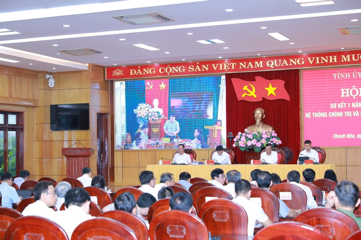 Thanh Hóa sơ kết 1 năm thực hiện mô hình hệ thống chính trị và chính quyền địa phương 2 cấp