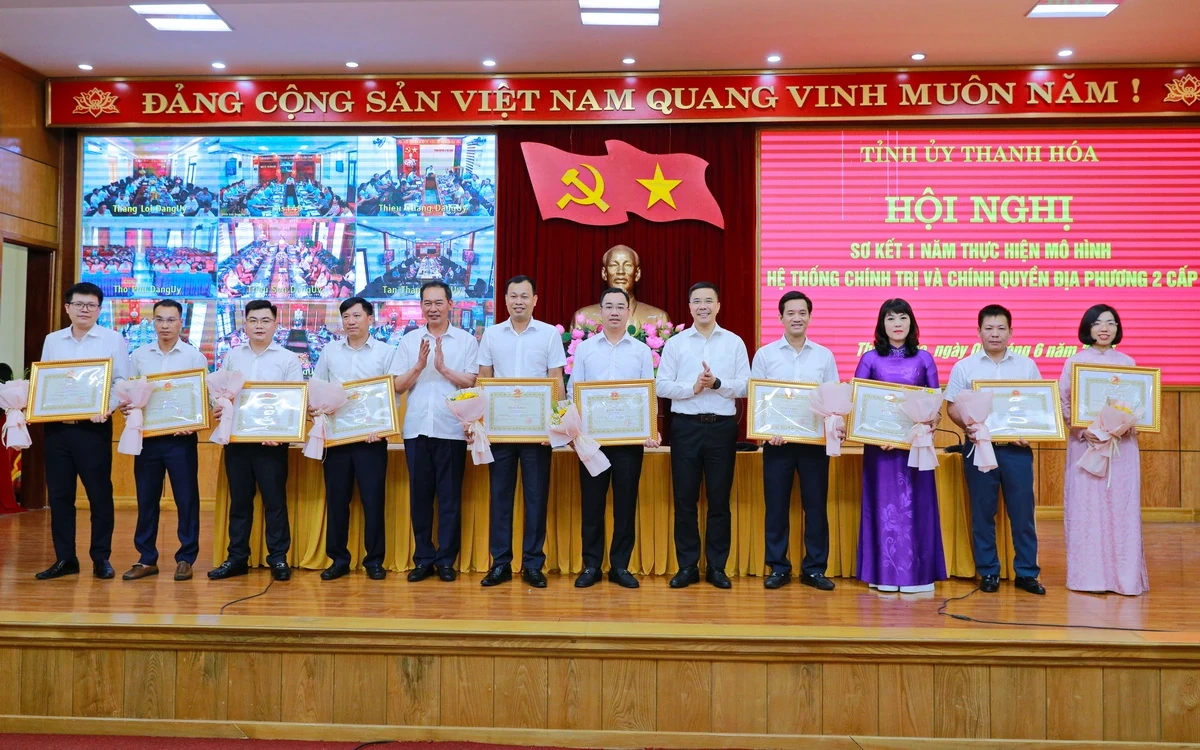 Thanh Hóa sơ kết 1 năm thực hiện mô hình hệ thống chính trị và chính quyền địa phương 2 cấp