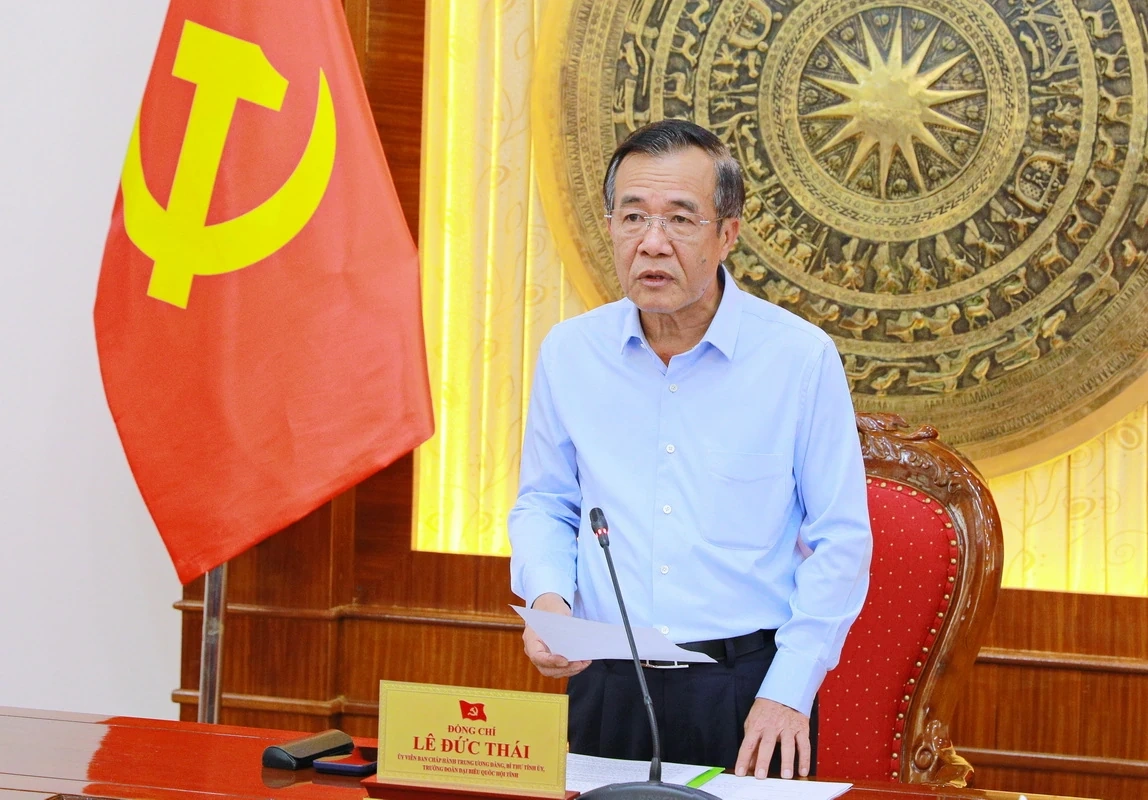 Bí thư Tỉnh ủy Lê Đức Thái: Kiểm soát quyền lực từ sớm, không để phát sinh tham nhũng, lãng phí, tiêu cực